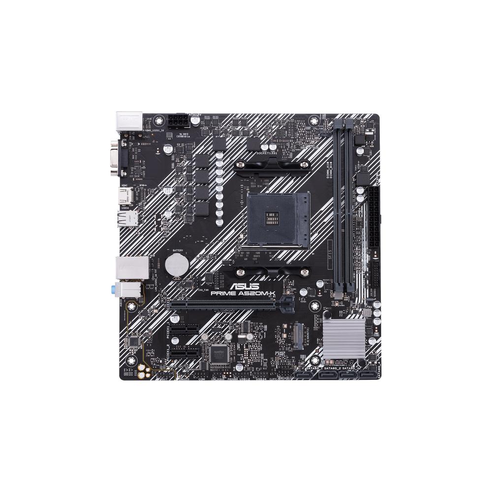PLACA BASE ASUS AMD PRIME A520M-K SOCKET AM4 DDR4 X2 MAX 64GB 3200 MHZ D-SUB HDMI MATX