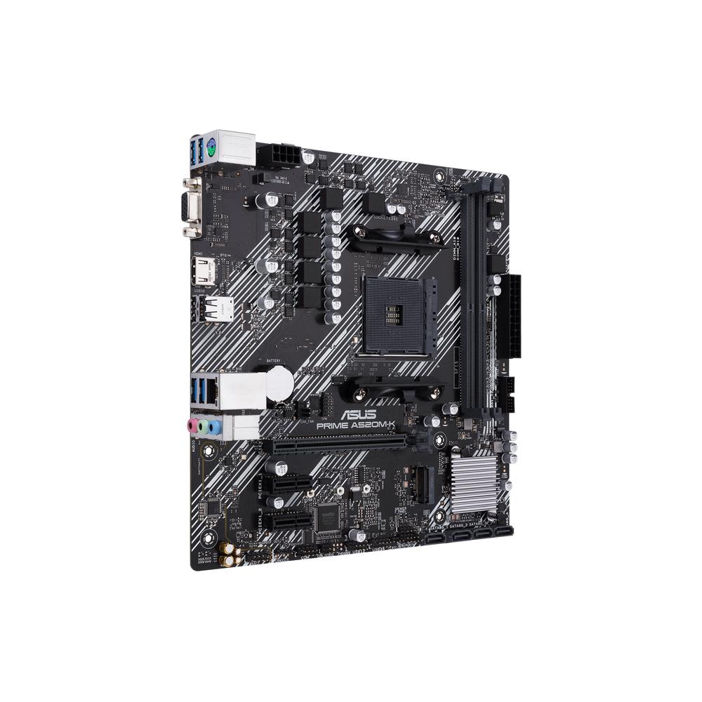 PLACA BASE ASUS AMD PRIME A520M-K SOCKET AM4 DDR4 X2 MAX 64GB 3200 MHZ D-SUB HDMI MATX