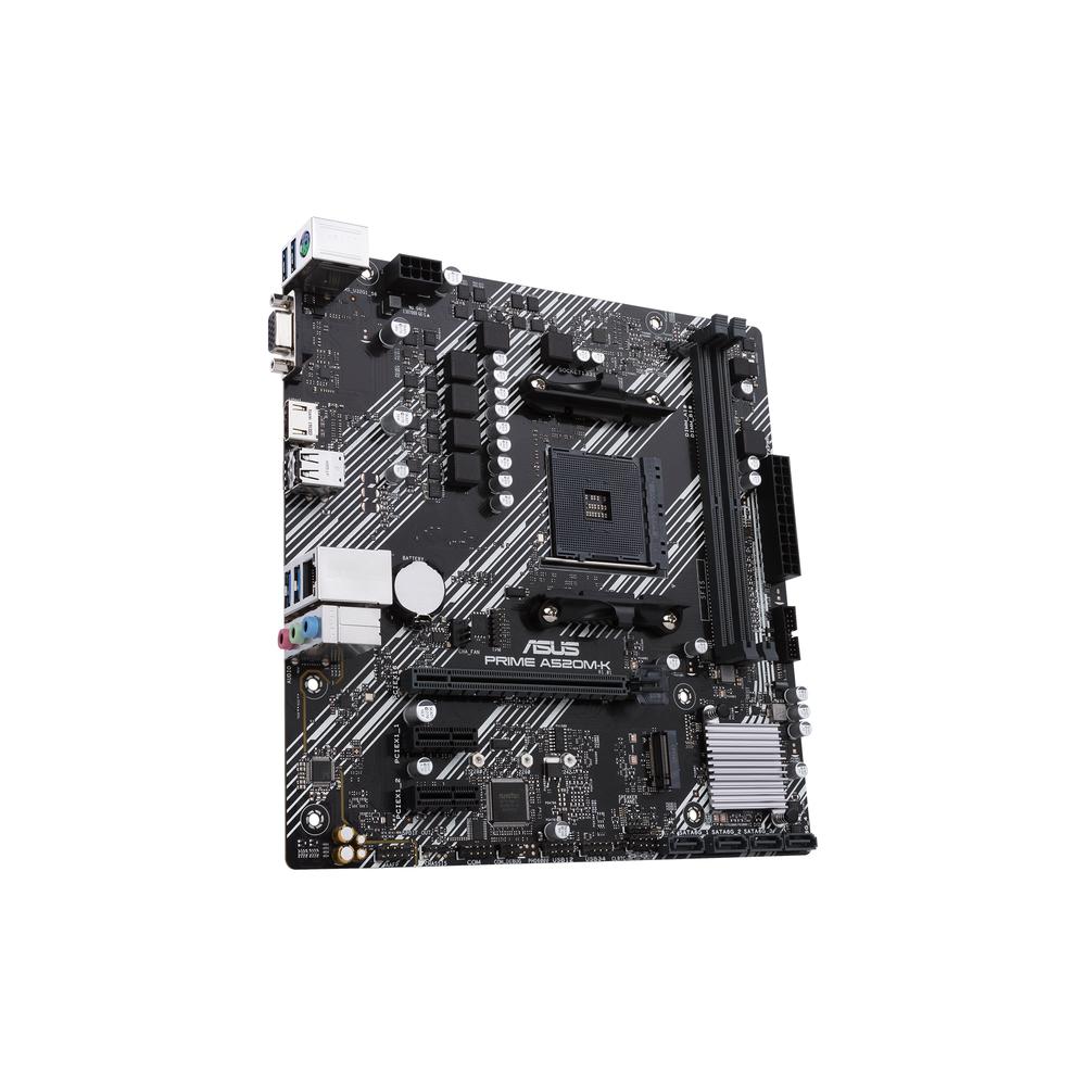 PLACA BASE ASUS AMD PRIME A520M-K SOCKET AM4 DDR4 X2 MAX 64GB 3200 MHZ D-SUB HDMI MATX