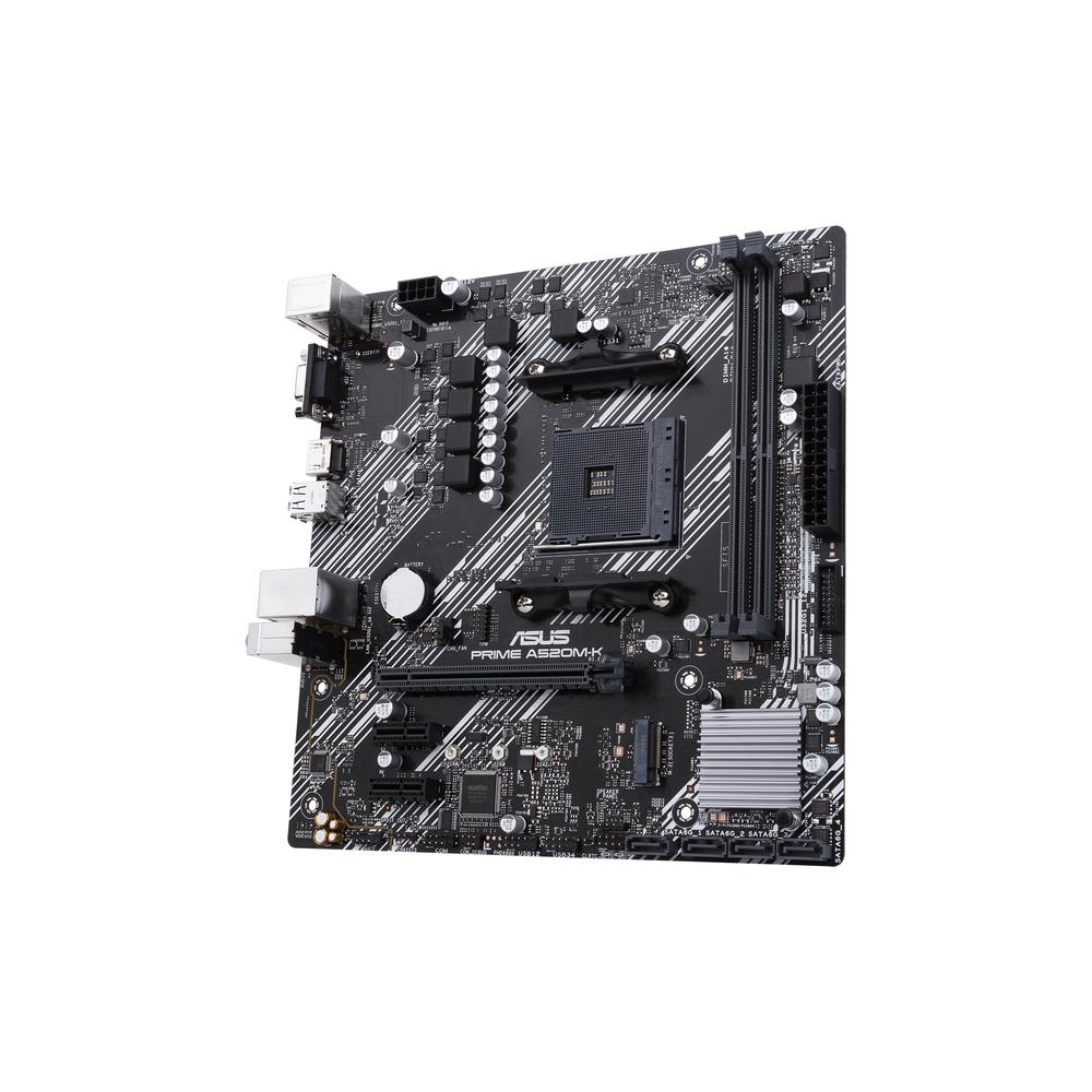 PLACA BASE ASUS AMD PRIME A520M-K SOCKET AM4 DDR4 X2 MAX 64GB 3200 MHZ D-SUB HDMI MATX