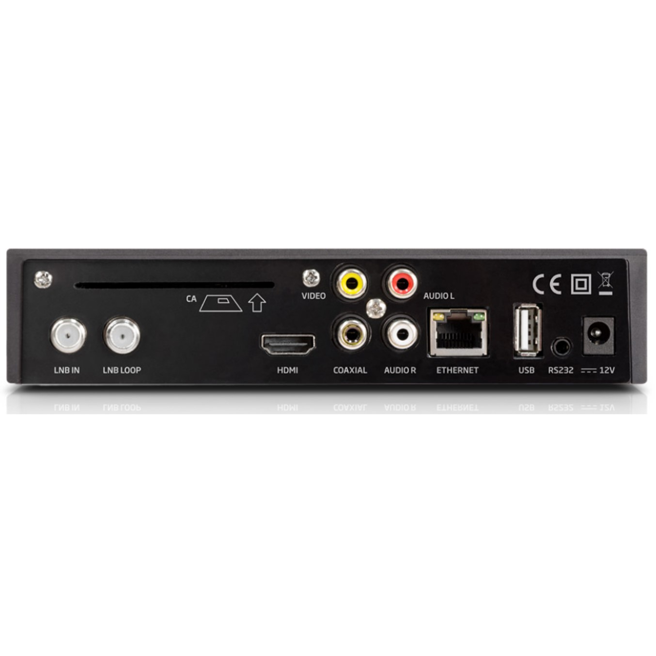 RECEPTOR SATELITE DE SOBREMESA ENGEL RS8100Y / FULL HD / PVR / LECTOR CONAX / WIFI / USB 2.0 / HDMI