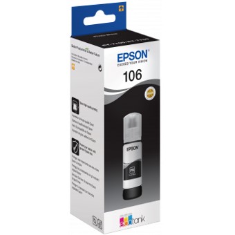 CARTUCHO TINTA EPSON C13T00R140 106 ECOTANK FOTO NEGRO INK ET-7700 / ET-7750