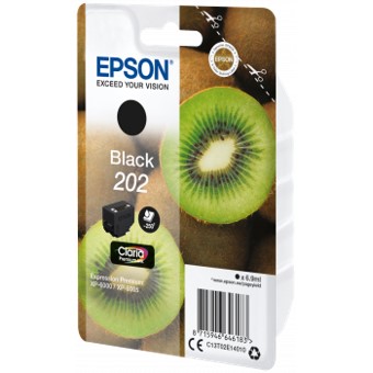 CARTUCHO TINTA EPSON C13T02E14010 SINGLEPACK NEGRO 202 CLARIA PREMIUN INK XP-6000 / XP-6005 / KIWI