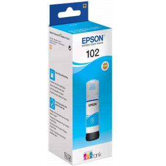 CARTUCHO TINTA EPSON C13T03R240 102 ECOTANK CIAN INK ET-2700 / ET-2750 / ET-3700 / ET-3750 / ET4750
