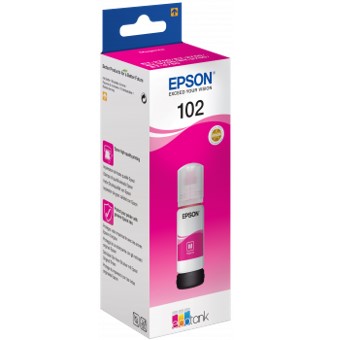 CARTUCHO TINTA EPSON C13T03R340 102 ECOTANK MAGENTA INK ET-2700 / ET-2750 / ET-3700 / ET-3750 / ET4750