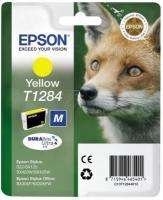 CARTUCHO TINTA EPSON T1284 AMARILLO 3.5ML S22 / SX125 / SX420W / SX425W / BX305F / BX305FW/ ZORRO