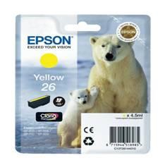 CARTUCHO TINTA EPSON T261440 AMARILLO XP-600/605/700/800/ OSO POLAR