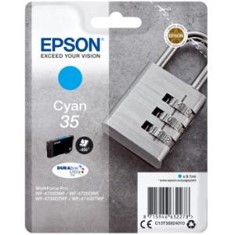 CARTUCHO TINTA EPSON C13T35824010 CIAN DURABRITE ULTRA INK 35/ 650 PAGINAS CANDADO