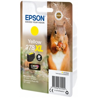 CARTUCHO TINTA EPSON C13T37944010 SINGLEPACK AMARILLO 378XL CLARIA PHOTO HD INK ARDILLO