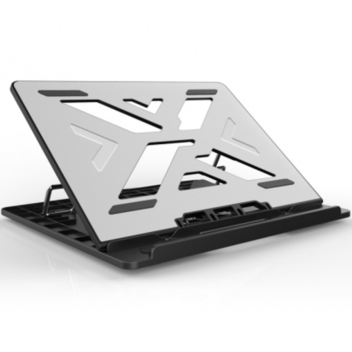 SOPORTE / BASE DE REFRIGERACION CONCEPTRONIC PARA PORTATILES HASTA 15.6" ALUMINIO GRIS
