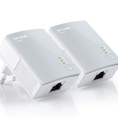 PACK X2 ADAPTADORES DE RED LINEA ELECTRICA 500MBPS POWERLINE TP-LINK TL-PA4010KIT