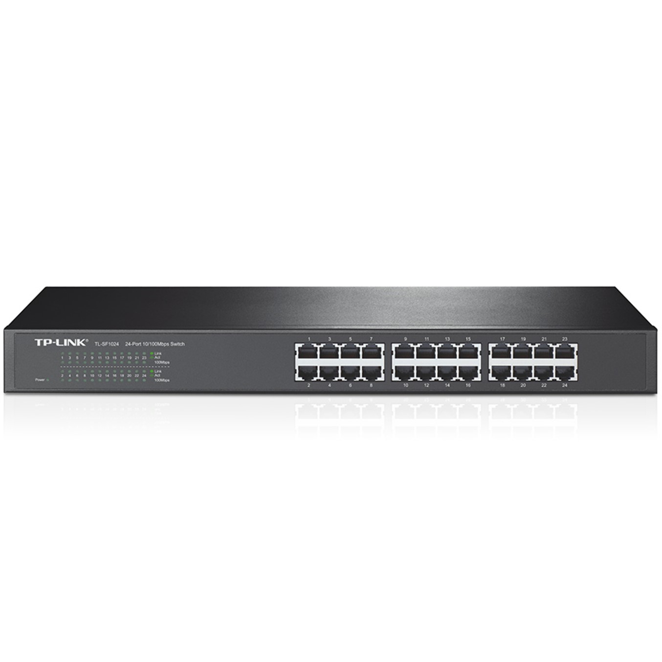 SWITCH 24 PUERTOS 10/100 19" TP LINK