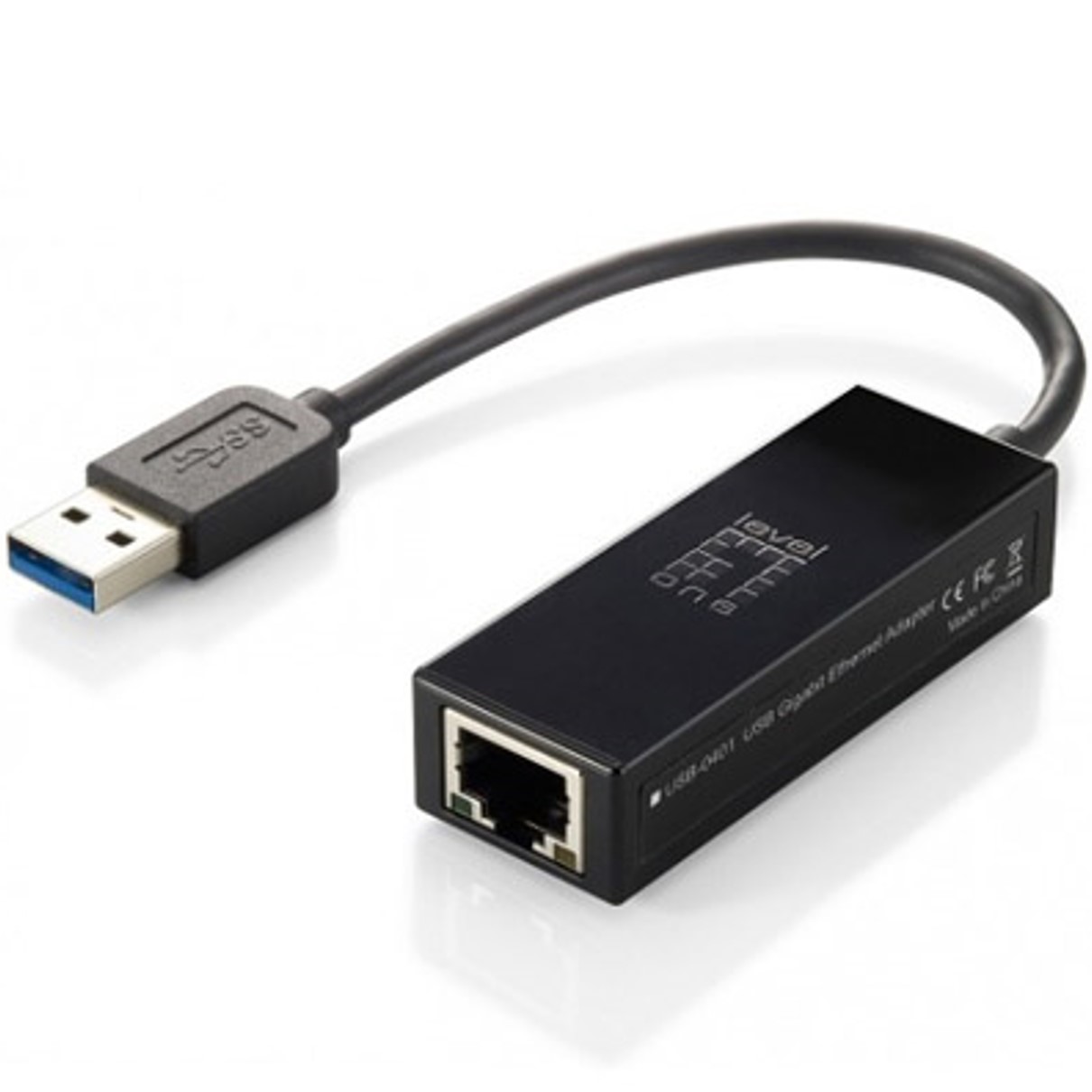 ADAPTADOR USB 3.0 LEVEL ONE A GIGABIT ETHERNET RJ45 10/ 100 / 1000MBPS