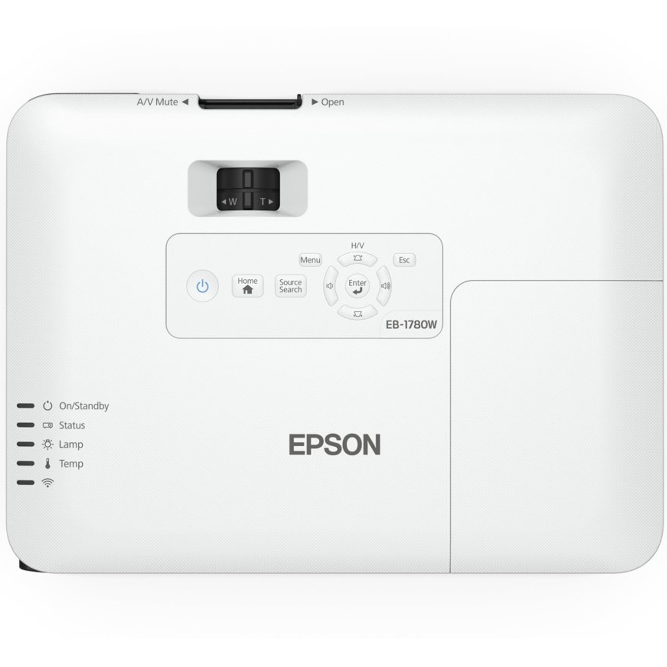 PROYECTOR EPSON EB-1780W 3LCD/ 3000 LUMENS/ WXGA/ HDMI/ WIFI