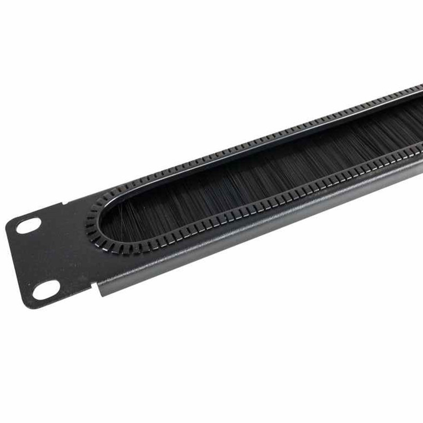 PANEL PASACABLE ENTRADA CABLES CON CEPILLO PARA ARMARIO RACK 19"