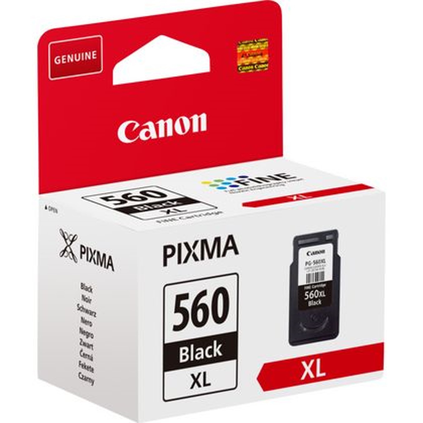CARTUCHO TINTA CANON PG-560XL NEGRO 14.3ML 400 PAGINAS TS5350/ TS5351