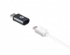KIT ADAPTADORES CONCEPTRONIC USB TIPO C 3.1 1UD USB-C A USB A HEMBRA 3.0 1 UD USB-C A MICRO USB HEMBRA