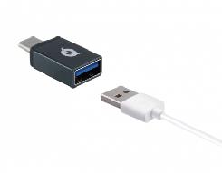 KIT ADAPTADORES CONCEPTRONIC USB TIPO C 3.1 1UD USB-C A USB A HEMBRA 3.0 1 UD USB-C A MICRO USB HEMBRA