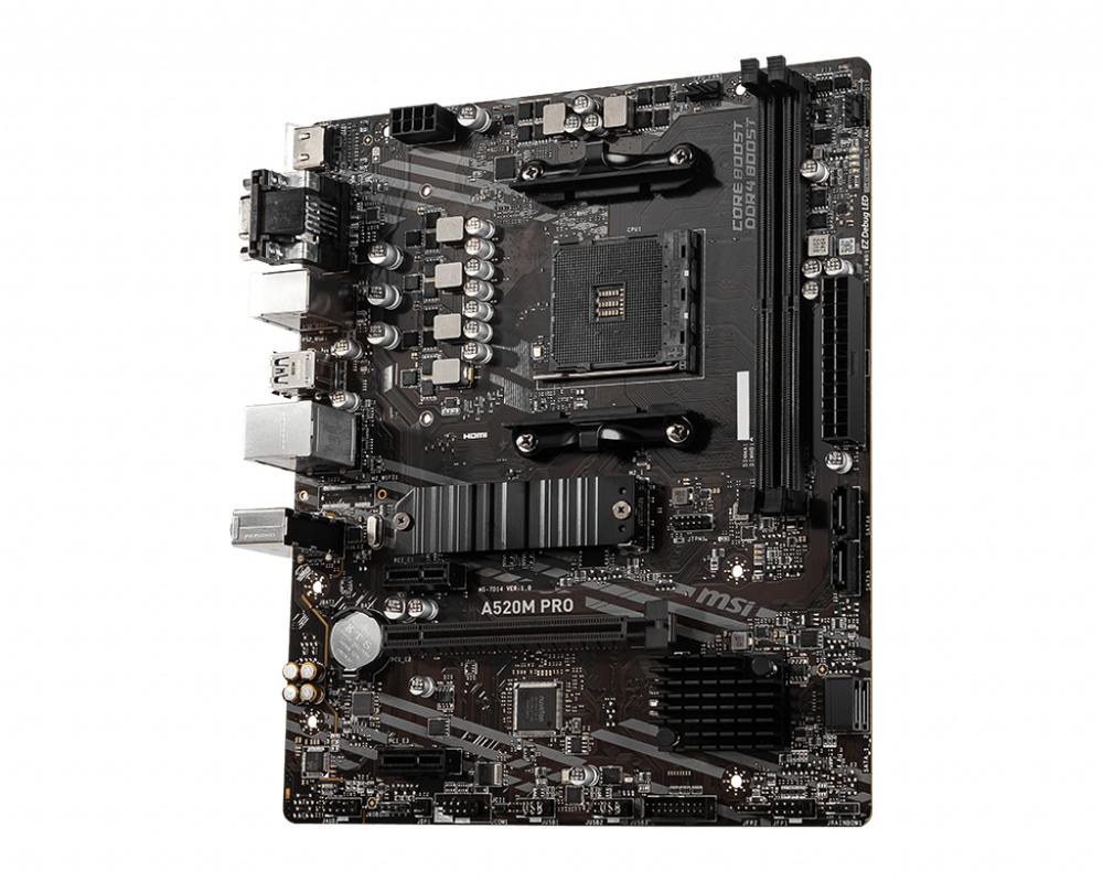 PLACA BASE MSI AM4 A520M PRO M-ATX