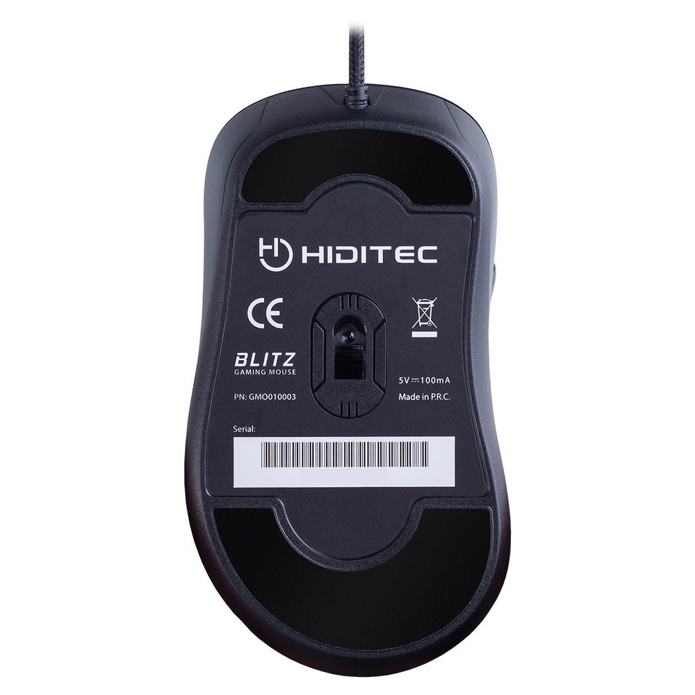 MOUSE RATON HIDITEC GAMING BLITZ 3.500DPI