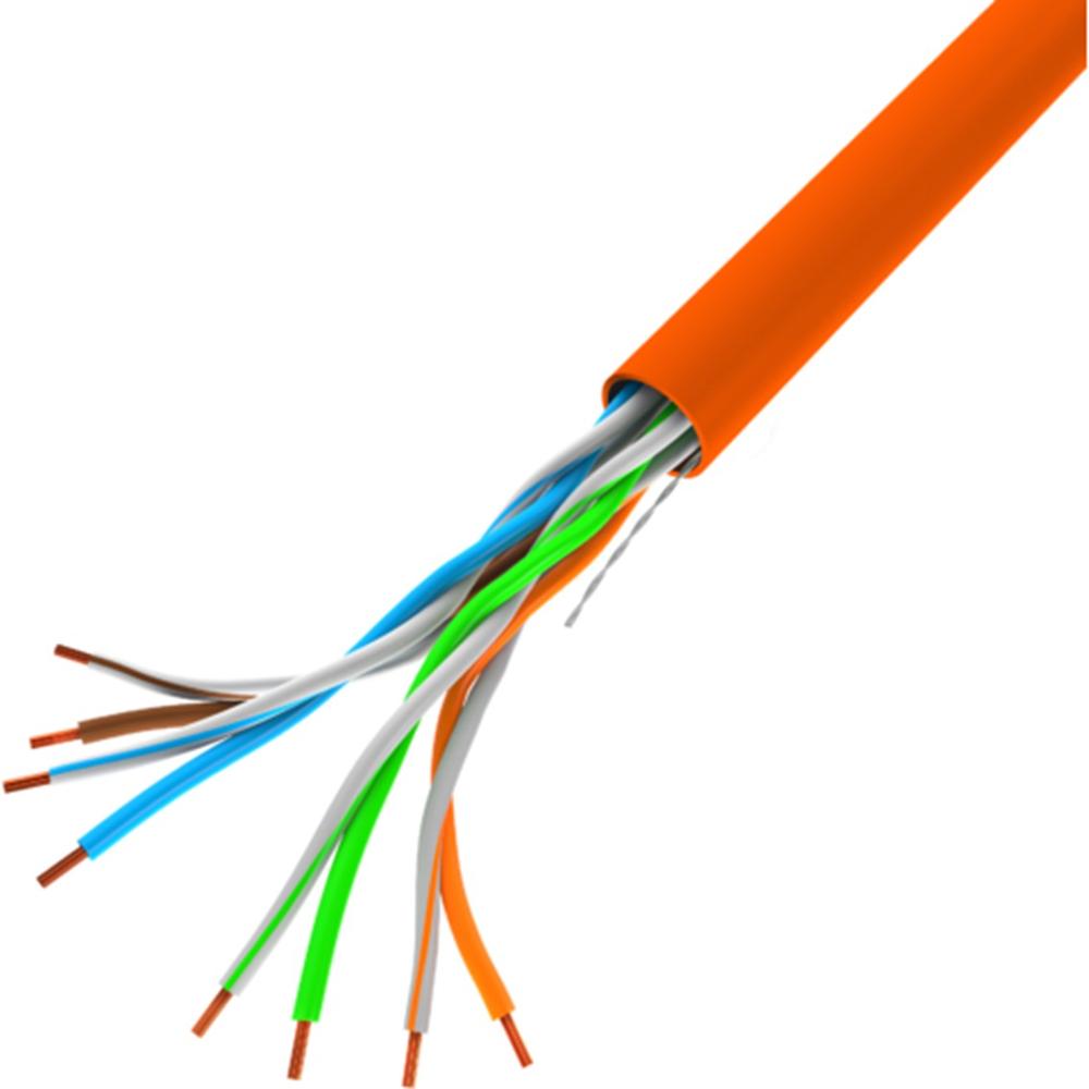 BOBINA 100MB/S LANBERG UTP 305M SOLID CCA NARANJA