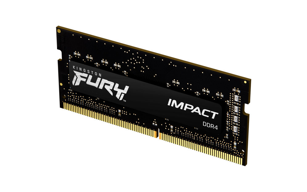 MEMORIA DDR4 8GB KINGSTON / 3200MHZ / PC4-25600 / FURY IMPACT / 1.2V / SODIMM