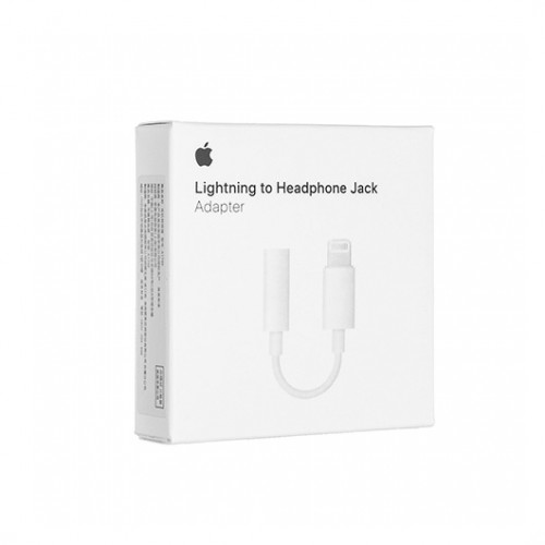ADAPTADOR APPLE LIGHTNING A JACK 3.5MM MACHO-HEMBRA