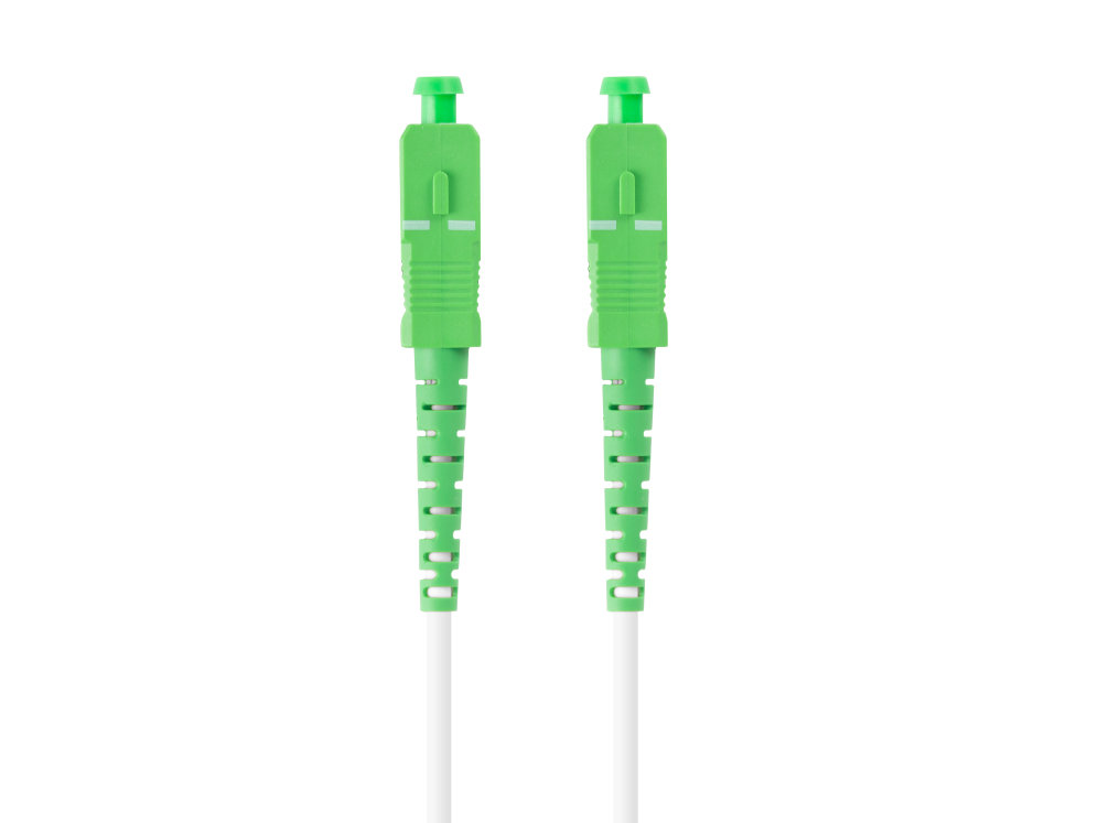LATIGUILLO FIBRA OPTICA SC/APC LANBERG 30M MONO SIMPLEX G657A2 LSZH BLANCO