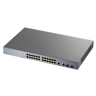 SWITCH 26 PUERTOS ZYXEL GS1350-26HP-EU0101F 24xGB PoE 2xSFP 375W