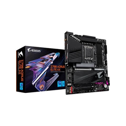 PLACA BASE GIGABYTE 1700 Z790 AORUS ELITE AX ATX/ 4X DDR5/ 6X SATA3/ 5X USB 3.2/ 1X USB TIPO C/ 4X USB 2.0