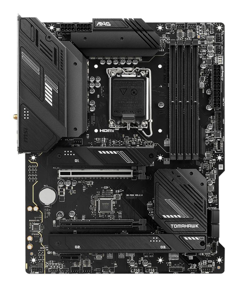 PLACA BASE MSI 1700 MAG B760 TOMAHAWK WIFI/ 4X DDR5/ 4X SATA 6GB/S 911-7D96-003