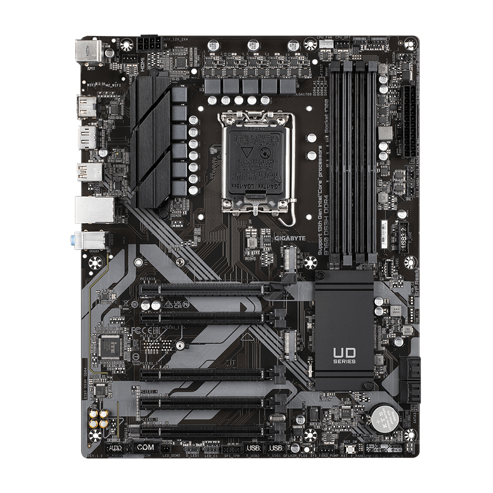 PLACA BASE GIGABYTE B760 DS3H 1700 ATX/ 4 X DDR4/ 4 X SATA/ 1 X DP/ 1 X HDMI/ 4 X USB 2.0/ 1 X USB 3.2/ 1 X USB TIPO C