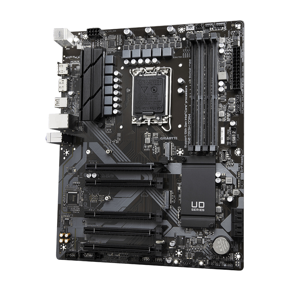 PLACA BASE GIGABYTE B760 DS3H 1700 ATX/ 4 X DDR4/ 4 X SATA/ 1 X DP/ 1 X HDMI/ 4 X USB 2.0/ 1 X USB 3.2/ 1 X USB TIPO C