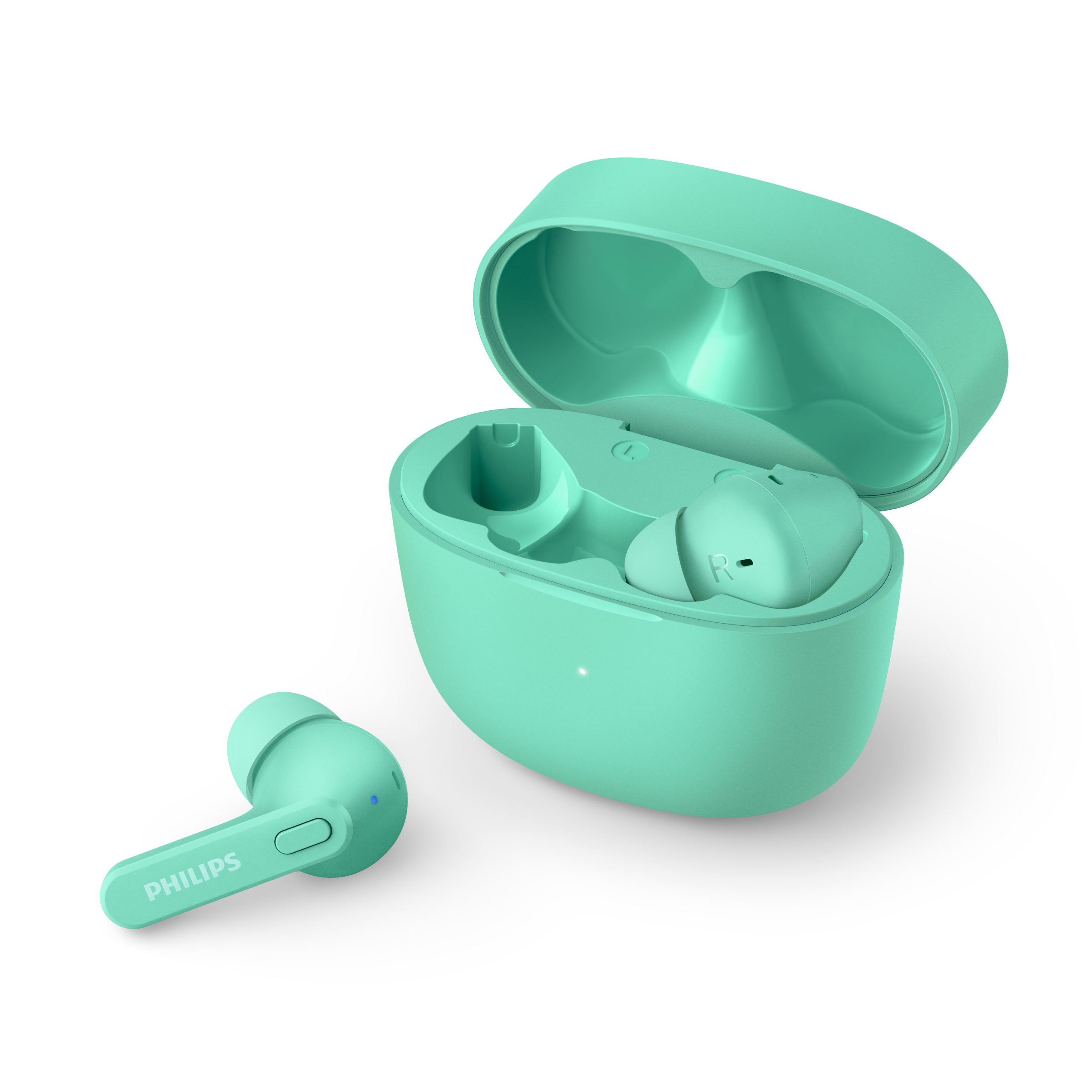 AURICULARES BLUETOOTH PHILIPS TAT2206GR/00 GREEN IPX4 ESTUCHE DE CARGA