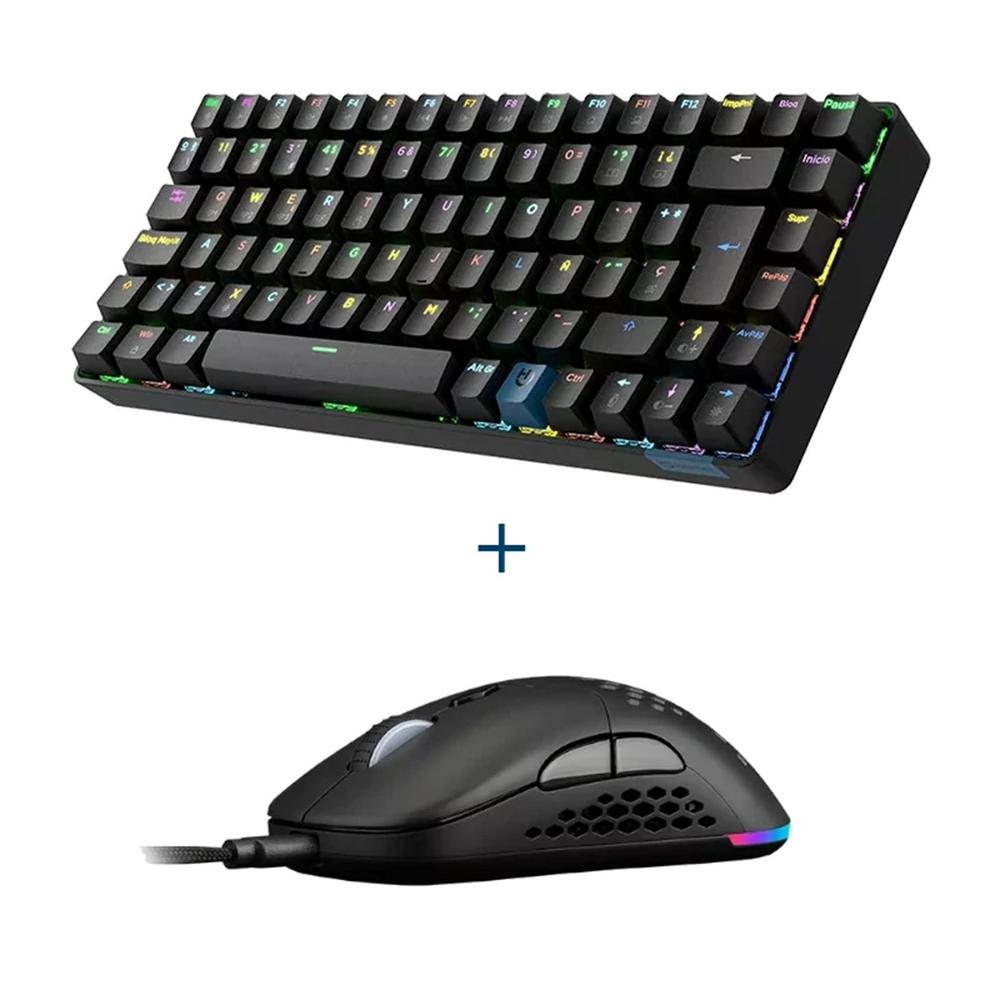 TECLADO + RATON GAMING HIDITECH PAC010039 NEGRO