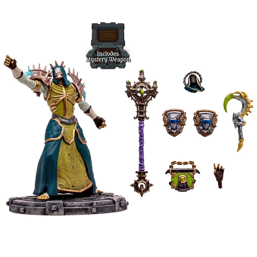 WFIGURA MCFARLANE TOYS WORLD OF WARCRAFT UNDEAD PRIEST &amp; UNDEAD WARLOCK 15CM