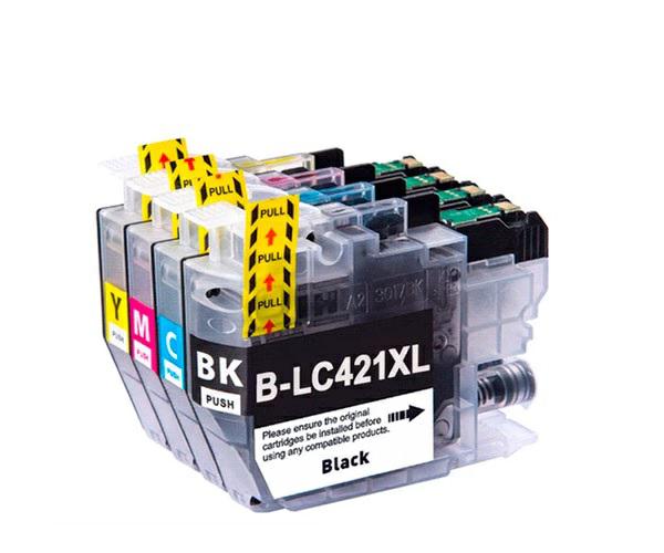 CARTUCHO DE TINTA COMPATIBLE DAYMA BROTHER LC421 XL NEGRO 500 PAG. PREMIUM