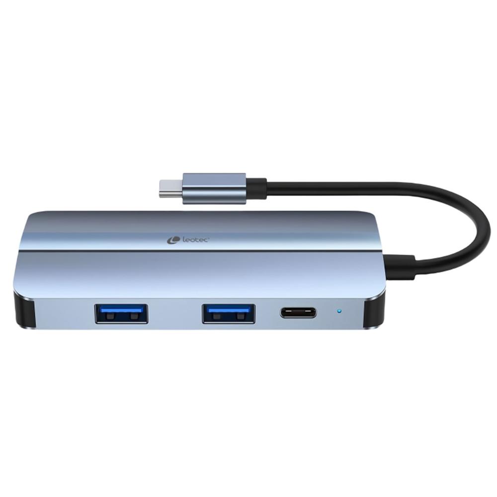 DOCKING STATION LEOTEC USB TIPO C 7 EN 1
