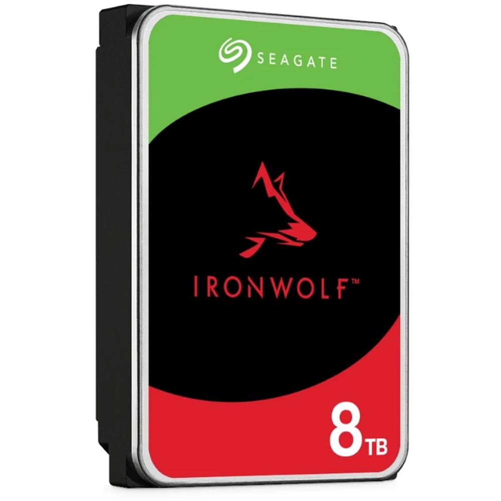 DISCO DURO INTERNO HDD SEAGATE IRONWOLF NAS ST8000VN002 8TB 3.5" 5400RPM/ 256MB/ SATA 6GB/S