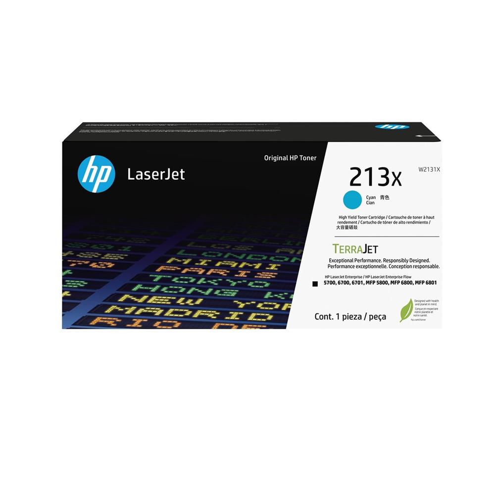 Toner HP laserJet 213X cian Alta