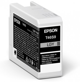 Cartucho tinta EPSON Singlepack Light Gris T46S9 UltraChrome Pro 10 ink 25ml SC-P700