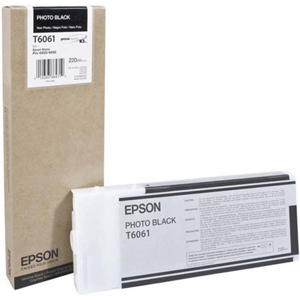 CARTUCHO TINTA EPSON STYLUS PRO 4880/4800 NEGRO FOTO 220ML