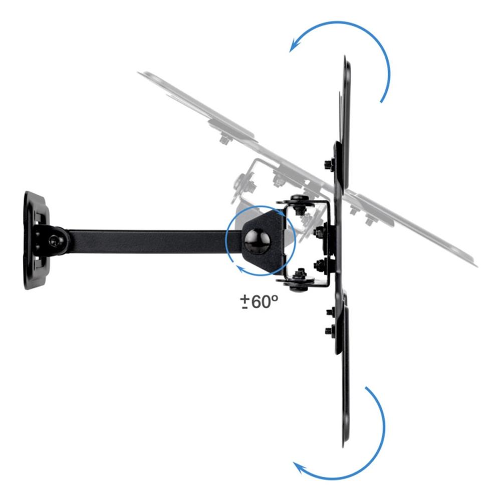 SOPORTE PARED TV TOOQ VESA HASTA 43" 200X200MM MAX 20KG