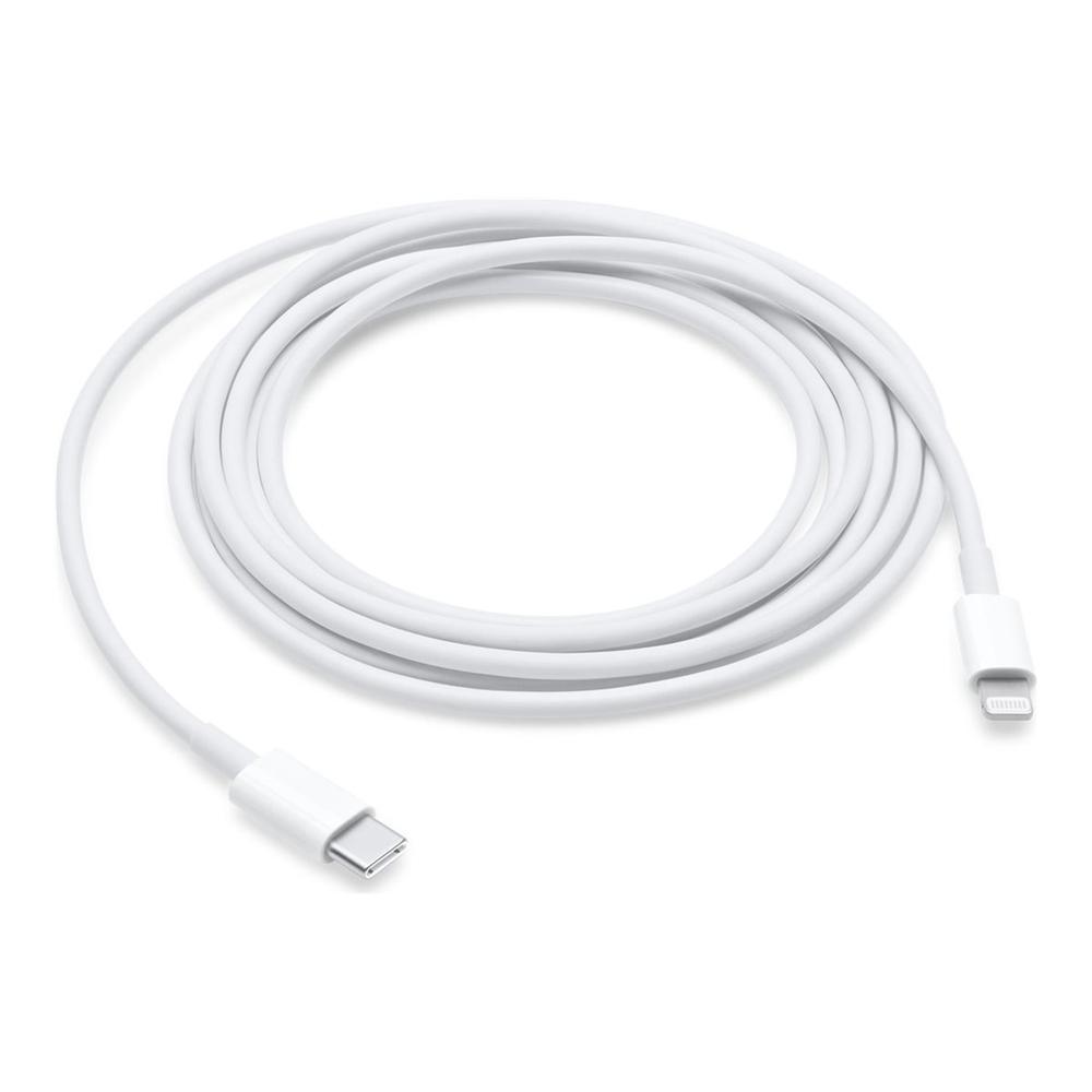 CABLE USB TIPO C A LIGHTNING APPLE 2M / MACHO-MACHO / BLANCO