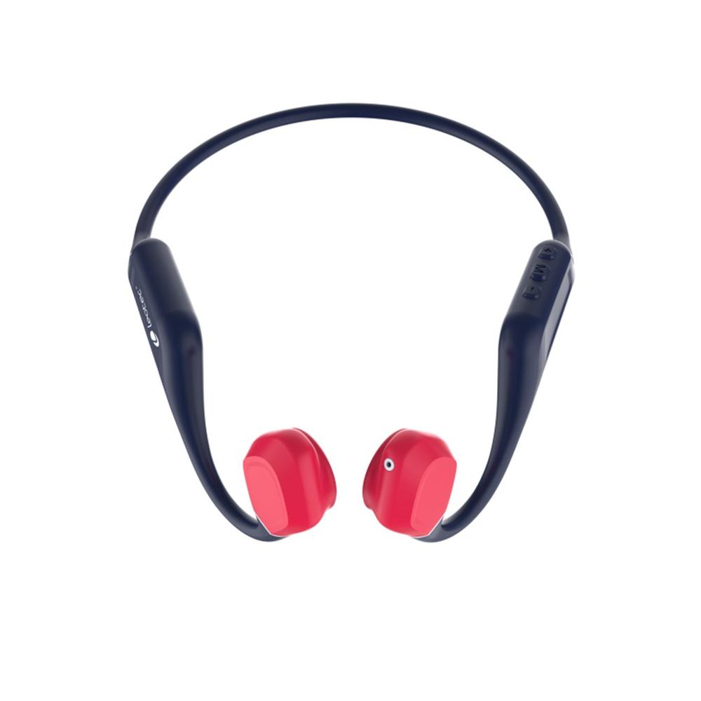 AURICULARES LEOTEC EARPHONES INALAMBRICO AZUL/ROJO CONDUCCION OSEA