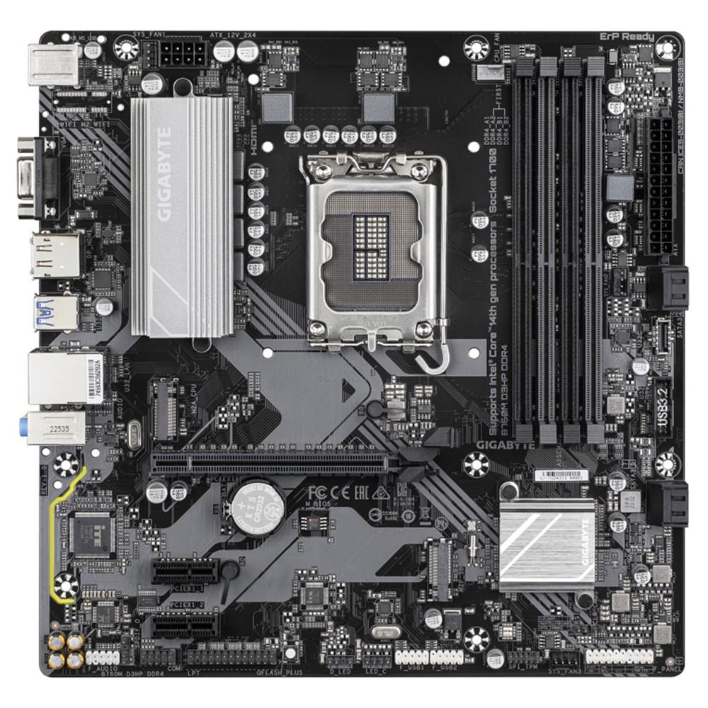PLACA BASE GIGABYTE B760M D3HP 1700 M-ATX/ 4X DDR4