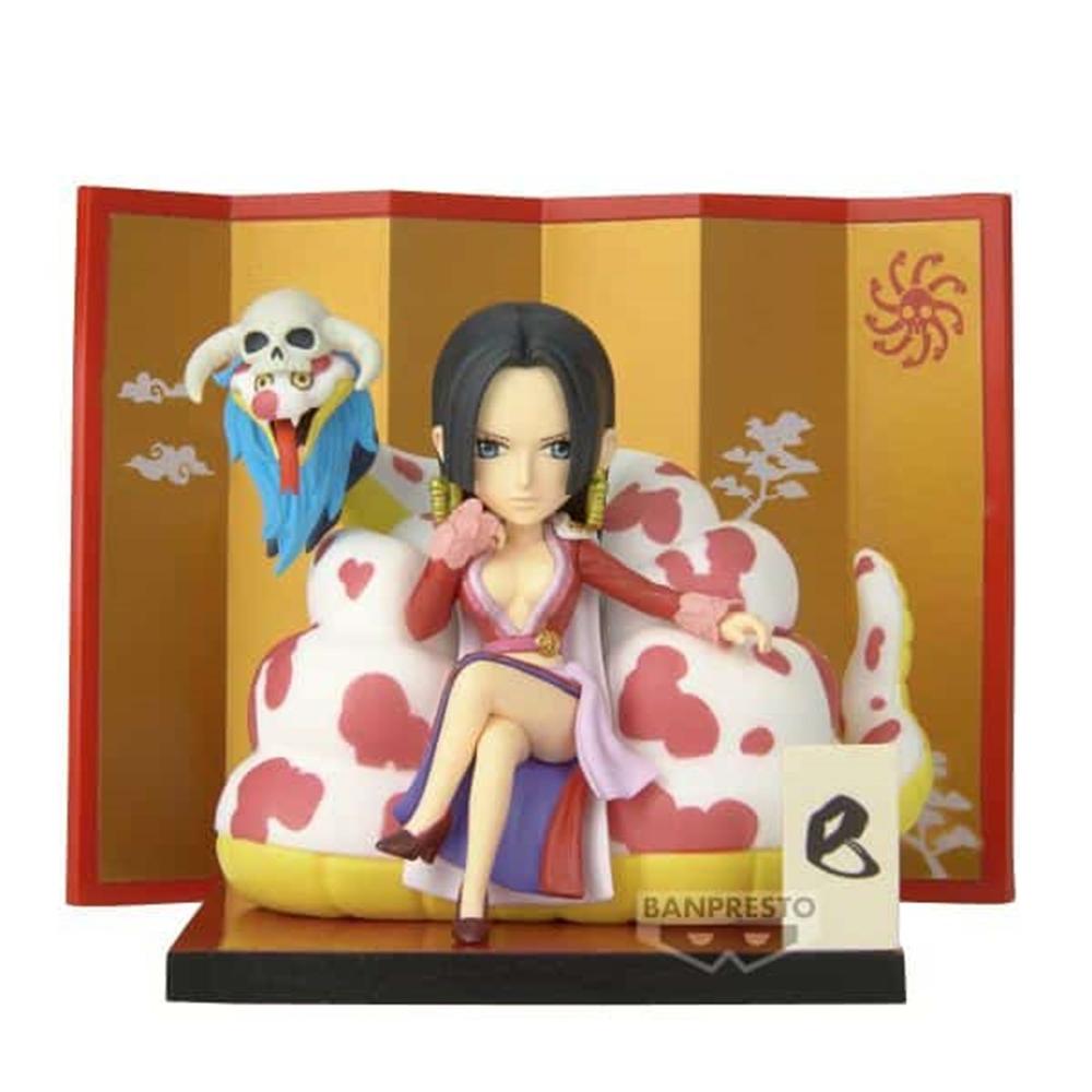 FIGURA BANPRESTO ONE PIECE WORLD COLLECTABLE SPECIAL BOA HANCOCK & SALOME 6CM