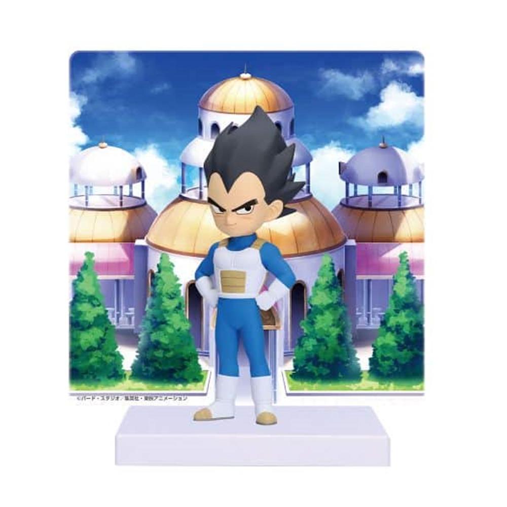 FIGURA BANPRESTO DRAGON BALL DAIMA VEGETA CON PANEL 9CM