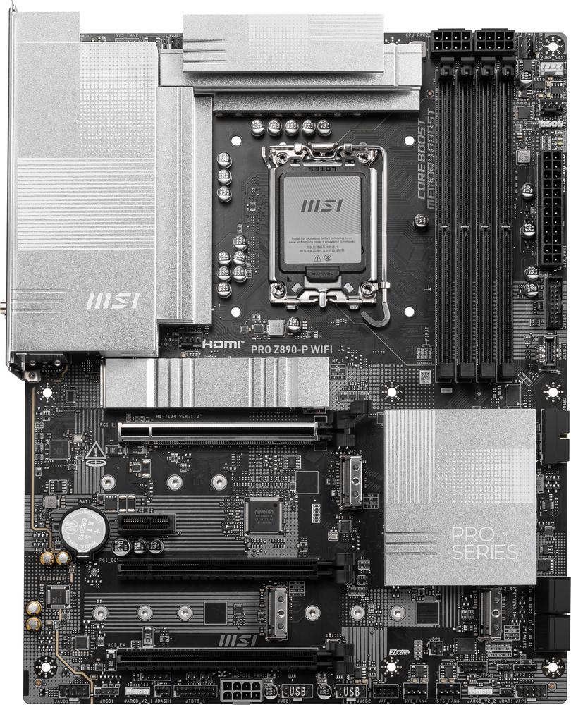 PLACA BASE MSI PRO Z890-P LGA 1851 WIFI ATX 4XDDR5