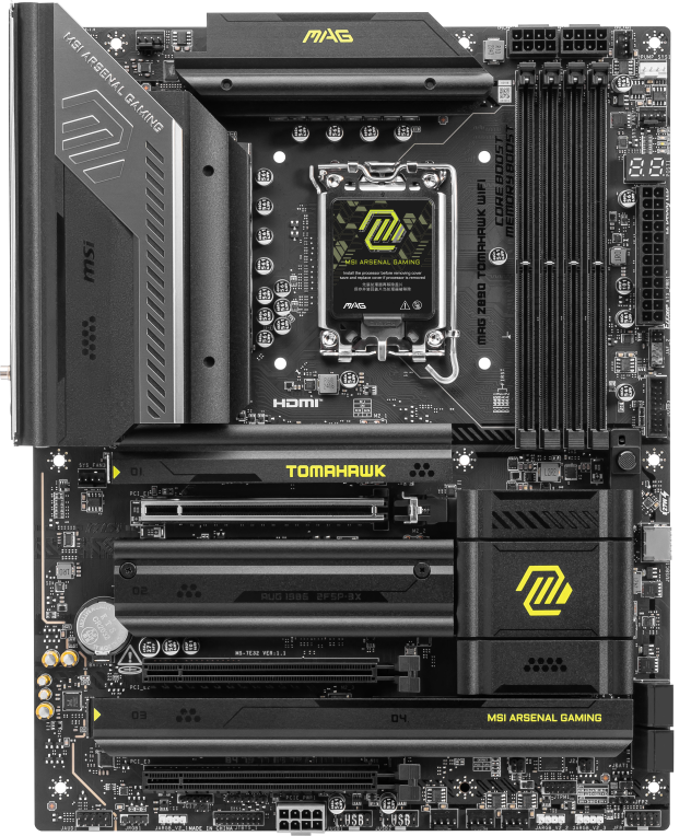PLACA BASE MSI MAG Z890 TOMAHAWK LGA 1851 WIFI ATX 4XDDR5